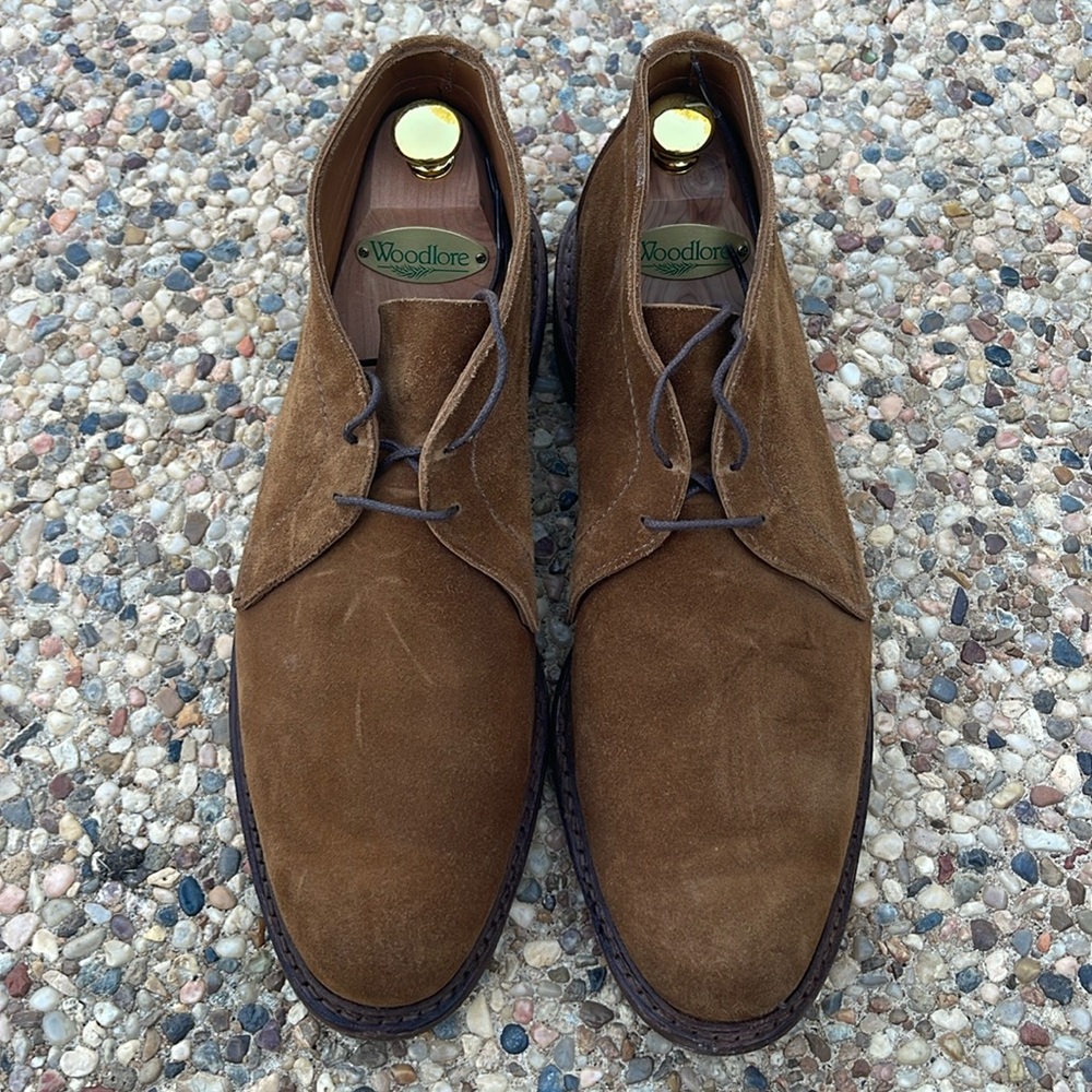 Allen Edmonds GMTO Chukka in CF Stead Snuff suede - 10D